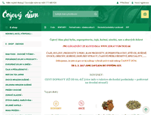 Tablet Screenshot of cajovydum.cz